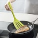 image 2 of Zeal Silicone Flexible Slotted Kitchen Turner, 30cm, Lime Green