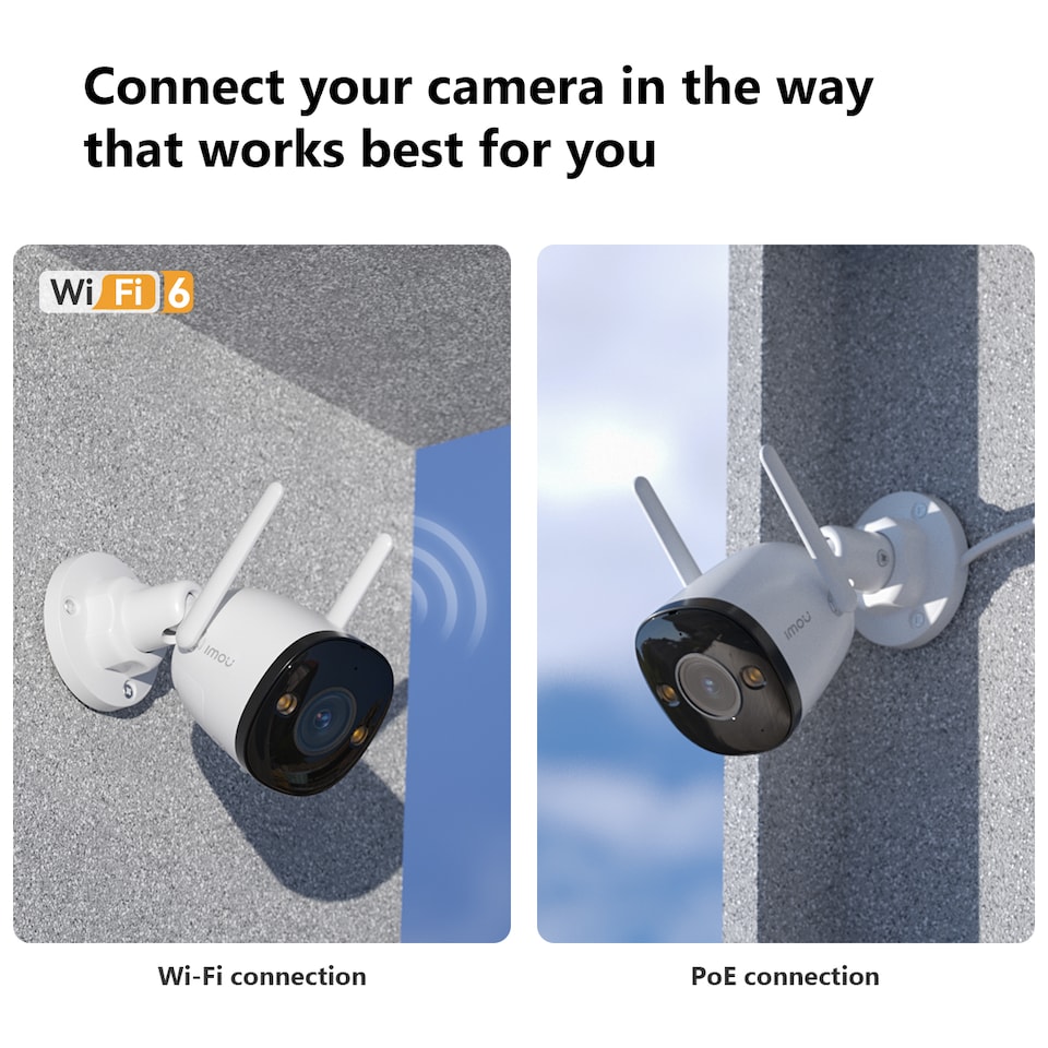 image 1 of IMOU Bullet3 2K Outdoor Cam-  Outdoor Smart Wi-Fi Plug-In Security Camera