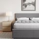 image 6 of Vida Designs Veronica 5ft King Size Ottoman Bed Storage Fabric Upholstered, Dark Grey Linen, 150 x 200cm