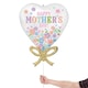 image 2 of Satin Happy Mother's Day Daisy Chain Bow Helium Foil Giant Balloon 71cm / 28 in | Multi
