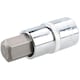 image 2 of 14mm Hex Bit Metric Allen Socket Male 1/2" Drive 55mm Length Strengthened Tip