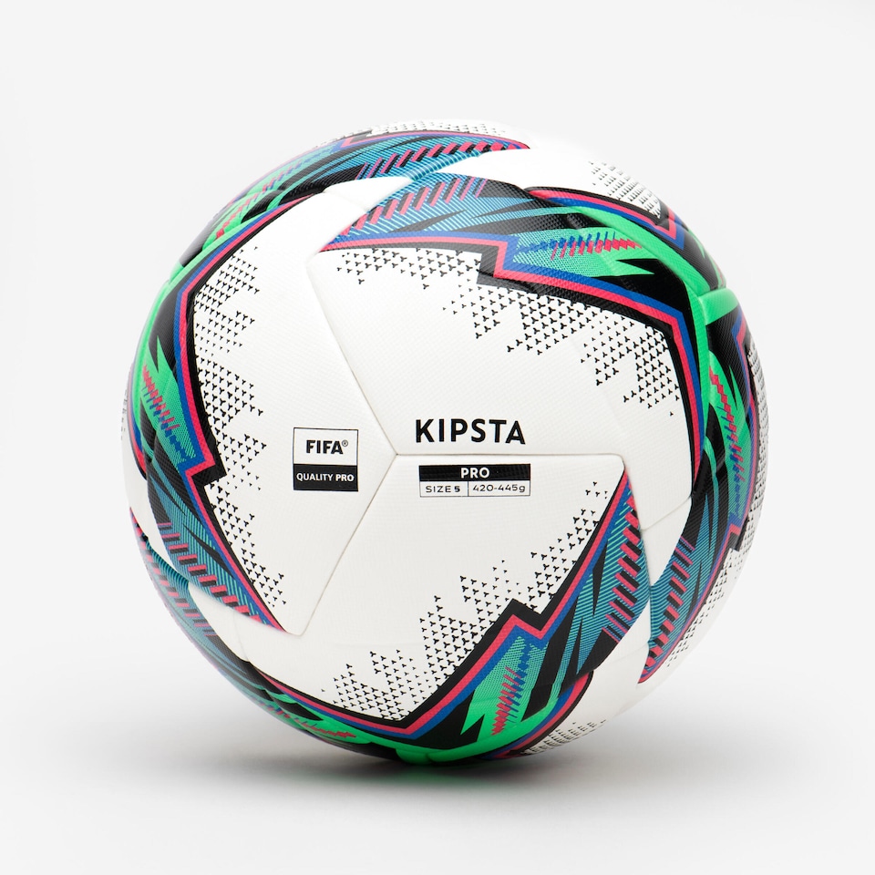 image 1 of Decathlon Thermobonded Size 5 FIFA Quality Football Pro Ball - White