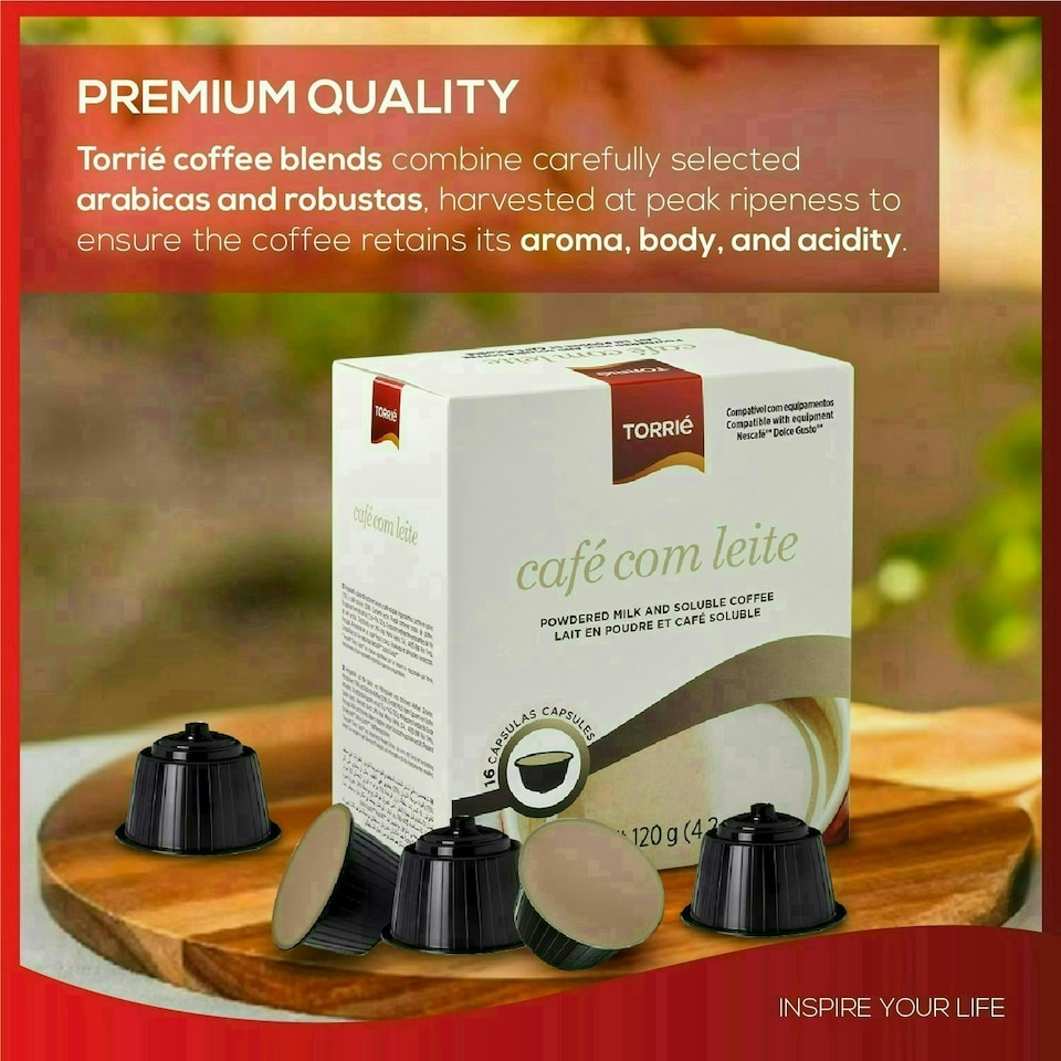 image 1 of Instant Coffee with Milk - Dolce Gusto ® Compatible Capsules (16 Pods)