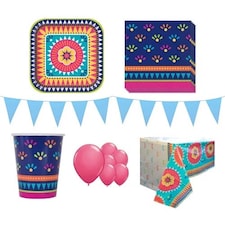 Boho Fiesta 8 Person Deluxe Party Pack