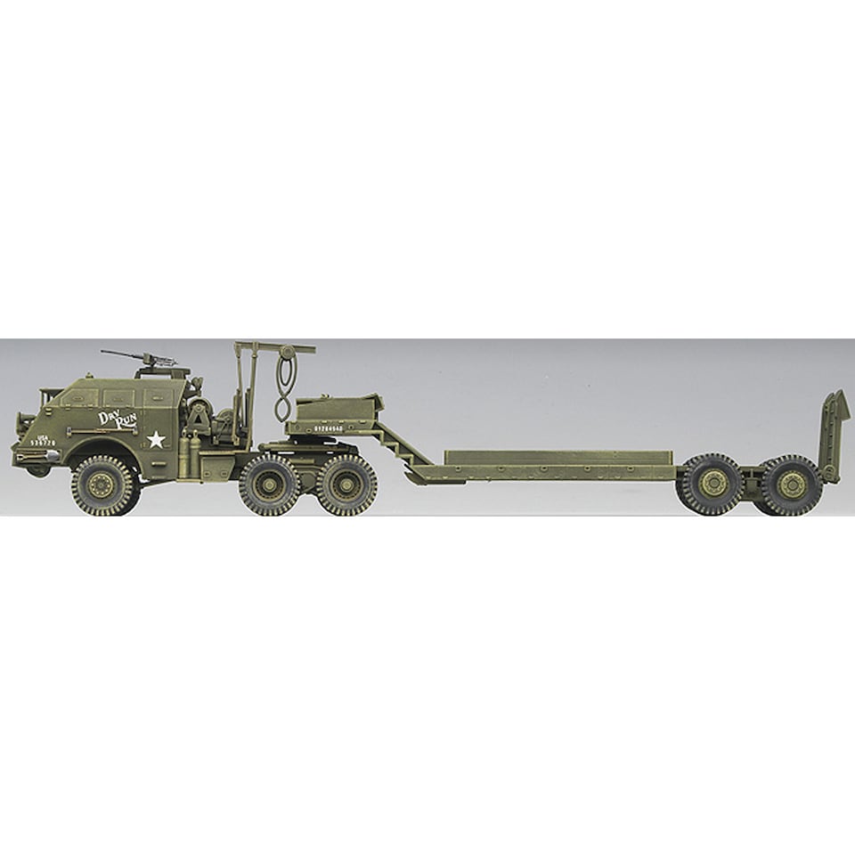 image 1 of Academy U.S. Tank Transporter Dragon Wagon Model Kit Scale 1-72