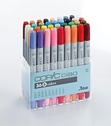 Copic CIAO Marker, Multicoloured, Set of 36