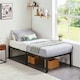 image 1 of Yaheetech 41.5 cm Metal Platform Bed Frame Black, 3ft Single