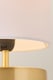 image 5 of ValueLights Francis Gold Touch Table Lamps White Shade and Bulb