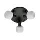 image 4 of Milford Mini 3-Rondel | Ceiling light | Black Black | Black