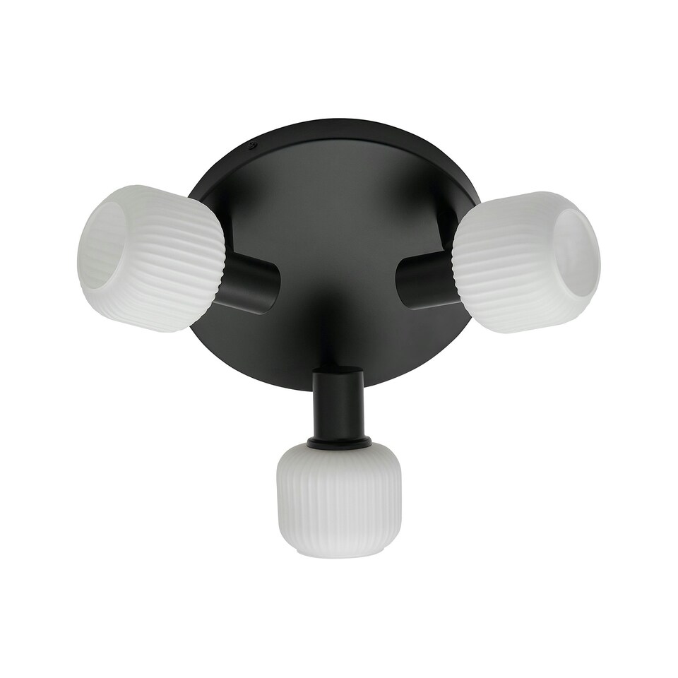 image 1 of Milford Mini 3-Rondel | Ceiling light | Black Black | Black