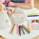 image 5 of Ooly Fabric Doodlers Permanent Fabric Markers Pack of 12