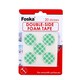 image 1 of Pack of 20 Double Sided Foam Adhesive Tape 27mm