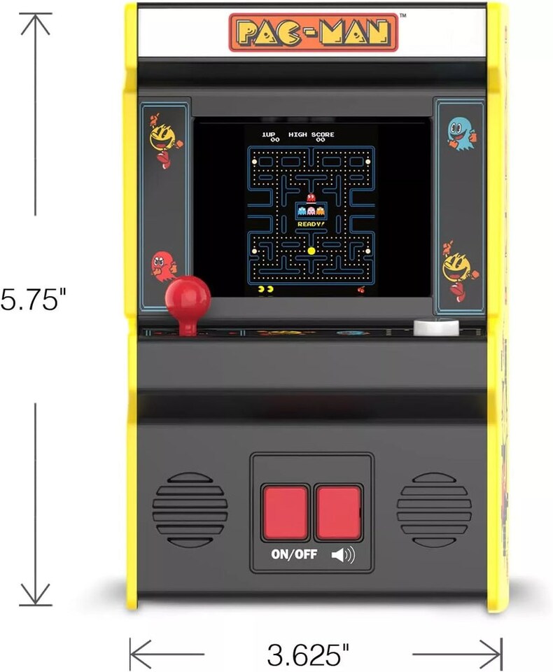 image 1 of Pac-Man Mini Arcade Classics Series With TFT Screen