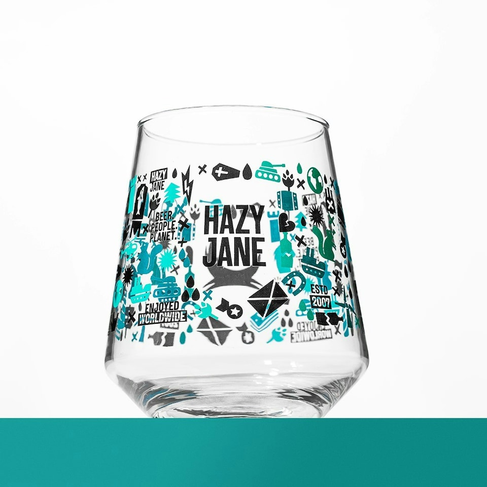 image 1 of Hazy Jane Harmony Glass - Icon Design Clear