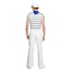 image 2 of Fever Mens Sailor Costume - White - L L