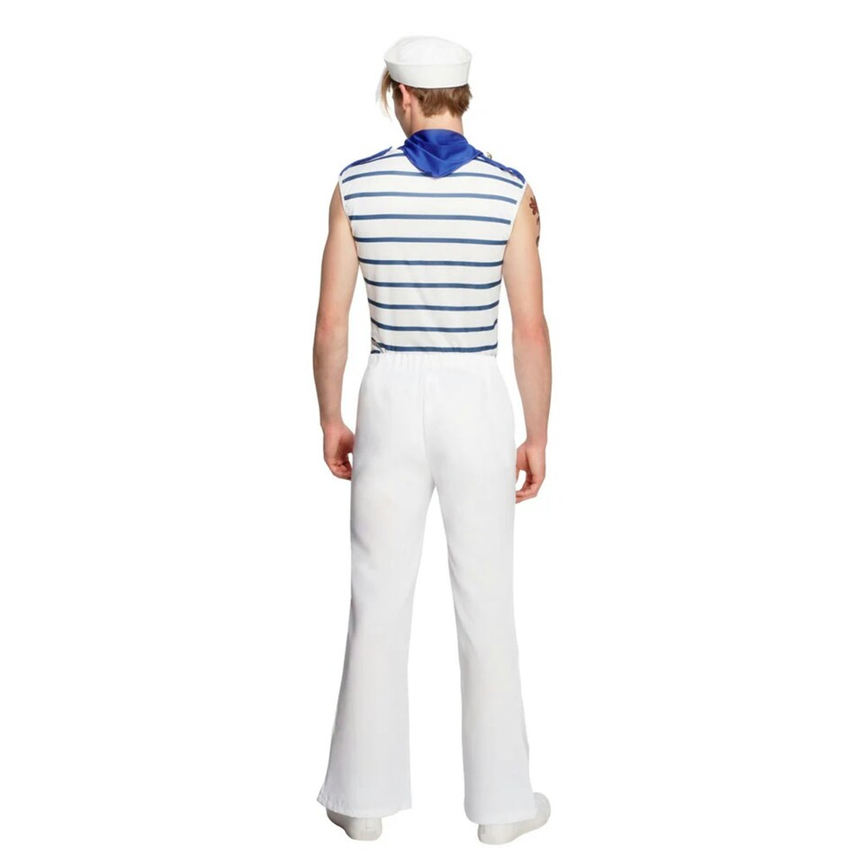 image 1 of Fever Mens Sailor Costume - White - L L