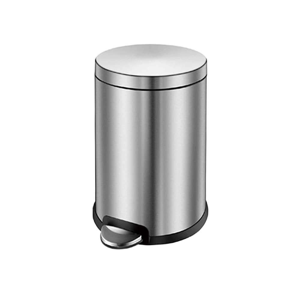 image 1 of COSMIC Waste Bin 20L, Pedal, Soft-close, Matt Black, Architect Collection