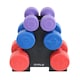 image 6 of 12kg Vinyl Hand Dumbbell Workout Weight Set Including Stand