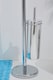 image 2 of Interiors By Premier Chrome Toilet Brush & Roll Holder,Freestanding Toilet Roll Holder With Brush,Toilet Brush & Roll Stand