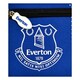 image 2 of Everton FC Official Fade Flat Football Crest Pencil Case - Blue/White - One Size