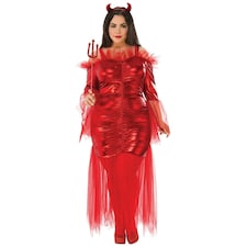 Bristol Novelty Womens/Ladies Devil Costume - Red - L L