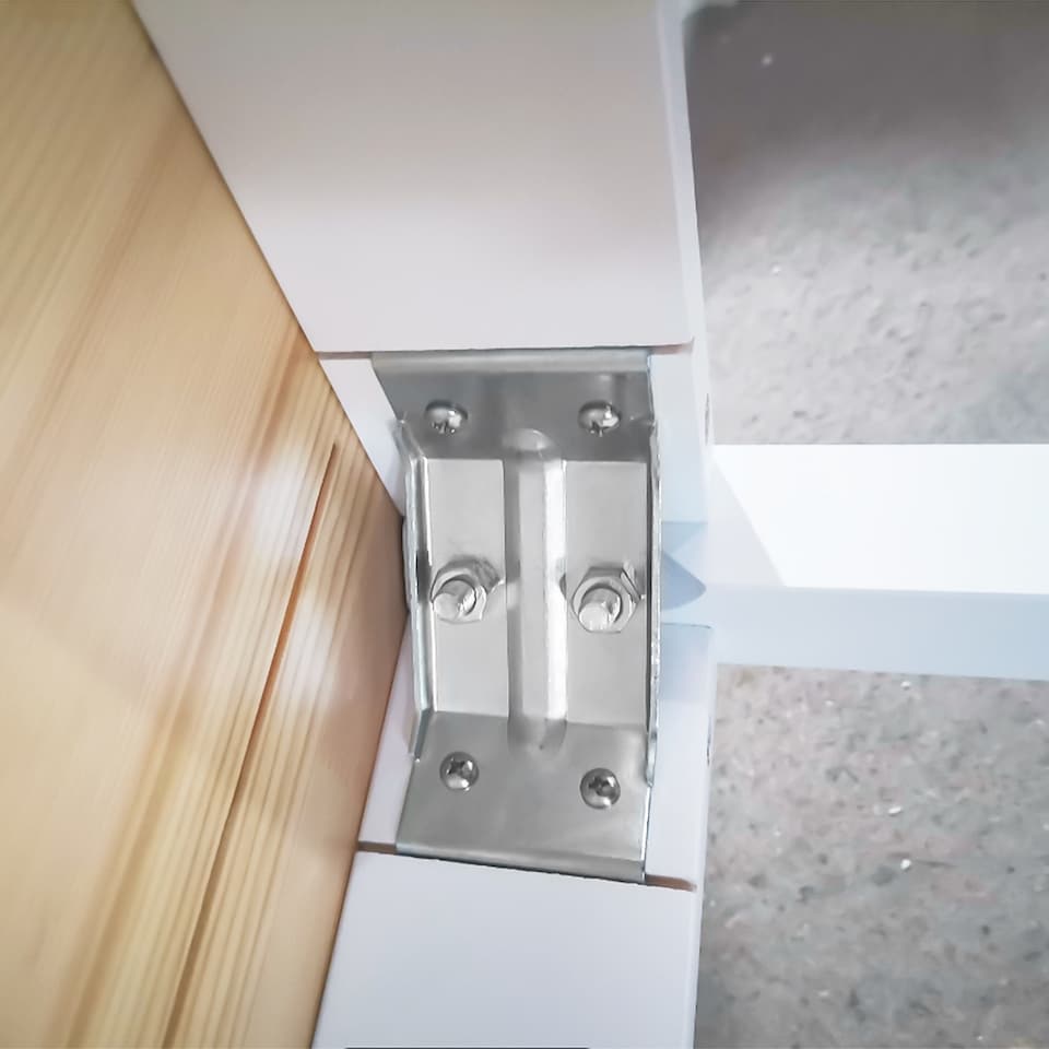 image 1 of HOMCOM Dining Table for 4, Solid Wood Farmhouse Kitchen Table for Living Room, Dining Room, 120 x 75 x 75cm, Natural