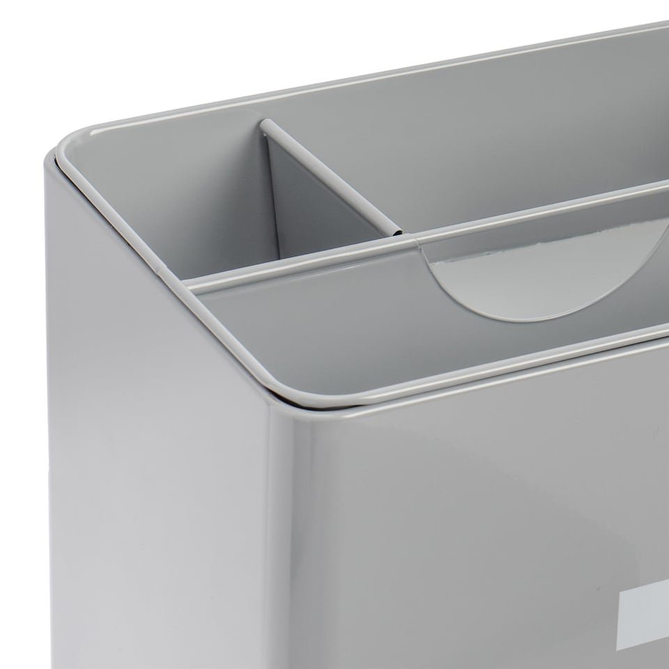 image 1 of Harbour Housewares Vintage Metal First Aid Box - 28cm - Grey | Grey | Grey | 1