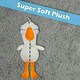 image 5 of Zipper Goose Goose Duck Soft Toy Cute Plushie Huggable Cuddly 30cm White