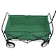 image 7 of Green Heavy Duty Foldable Garden Festival Trolley Cart Wagon Truck
