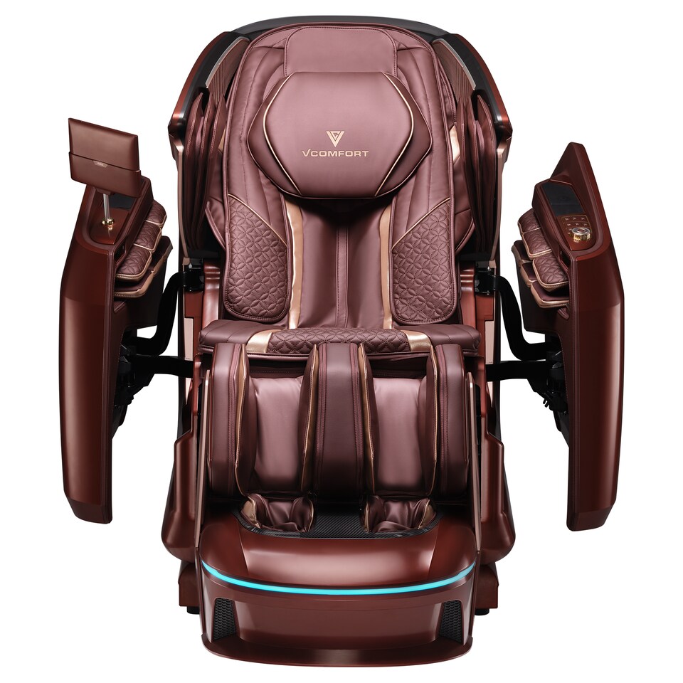 image 1 of RoyalGlide Duo Pro Max AI Massage Chair (RK9500), Burgundy