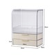 image 2 of Living and Home 3-Tier Transparent Cosmetics Storage Organizer