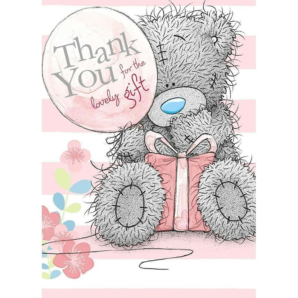 image 1 of Thank You For The Gift Me To You Greetings Card