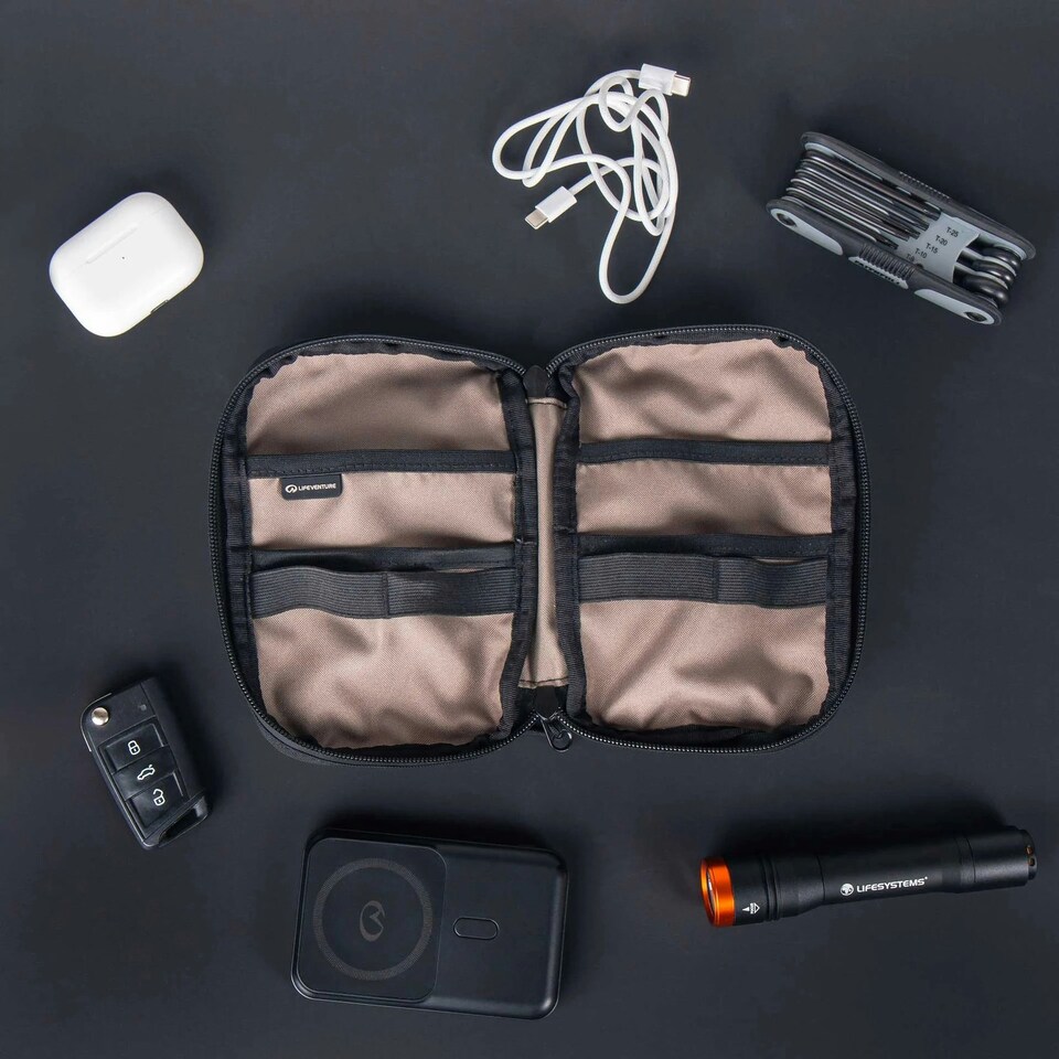 image 1 of Lifeventure X-Pac Travel Zip Gear Pouch Black