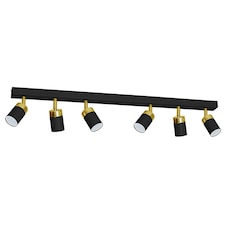 Milagro Ceiling Lamp Joker Black/Gold 6XGU10