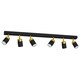 image 1 of Milagro Ceiling Lamp Joker Black/Gold 6XGU10