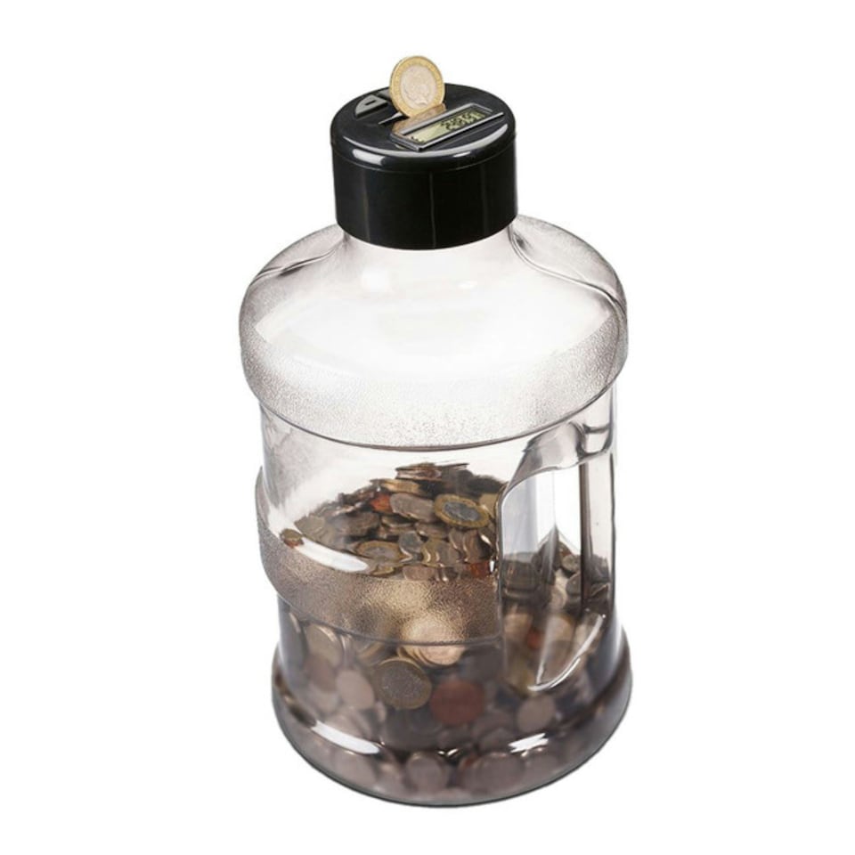 image 1 of Super Size Coin Counting Jar