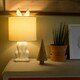 image 2 of ValueLights Lepus Modern White Ceramic Rabbit/Hare Table Lamp with White Shade - Includes LED Golfball Bulb In Warm White White