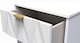 image 6 of Dallas 5 Drawer Tall Bedside Cabinet in White Matt (Ready Assembled) | White | White Matt
