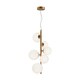 image 2 of Maytoni Dallas Modern 6 Light Globe Pendant Ceiling Light Gold, Matte White Shade, G9