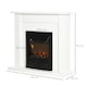 image 7 of HOMCOM 1000W/2000W Electric Fire & Mantelpiece w/ LED Flames Remote Timer
