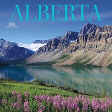 Alberta Calendar 2026, Wall Calendars, Month To View, Travel, Gift