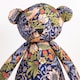 image 2 of Morris & Co Strawberry Thief Bear Dog Toy