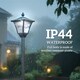 image 6 of Outsunny Outdoor Garden Solar Light with Base Freestanding Energy-saving Optical