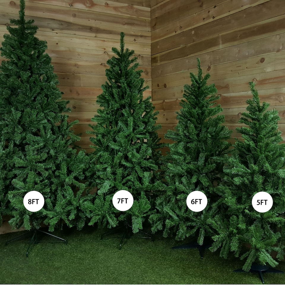 image 1 of 4ft Colorado Spruce Christmas Tree in Green with 287 tips 70cm Diameter
