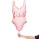image 2 of Bride Pink Swimming Costume Swimsuit Giant Helium Foil Balloon 76cm / 30 in