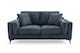 image 1 of Woven Chenille Blue 2 Seater Sofa MARGHERA