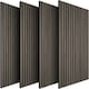 image 1 of Acoustic Wall Panels with Wood Veneer Slats, Thick Felt and Easy to Install | Grey | oak gray | 120 x 60 x 120 cm | 4