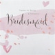 image 2 of Bridesmaid and Usher Thank You Cards Pack of 10 in 2 Contemporary Designs