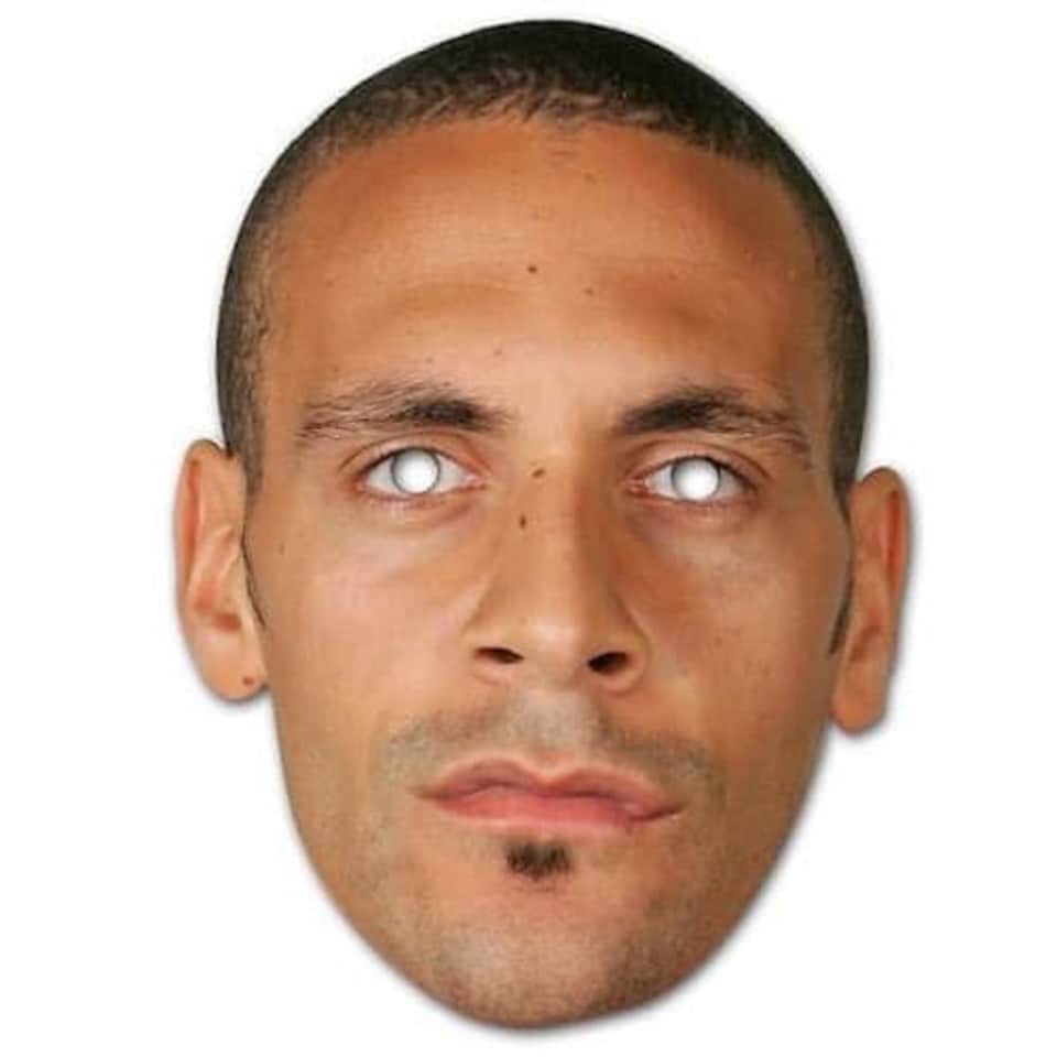 Rio Ferdinand Cardboard Face Mask