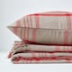 image 5 of Homescapes Grey & Red Tartan Pattern Cushion Cover - 60 x 60 cm | Red | Grey & Red | 60 x 60 cm